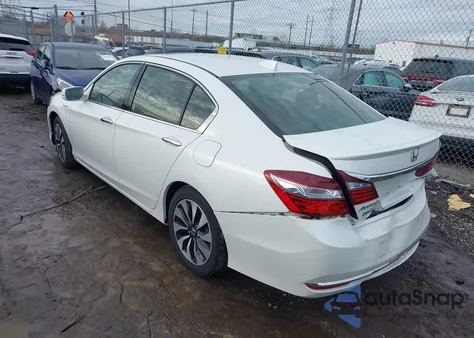 2017 Honda Accord Hybrid Ex-L from USA, damaged, VIN JHMCR6F51HC005404